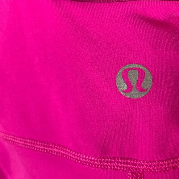 Lululemon Aria Tank Top II 4 Raspberry Hot Pink Power Luxtreme Shelf Bra Yoga - Picture 7 of 10